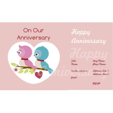 Birds anniversary Card